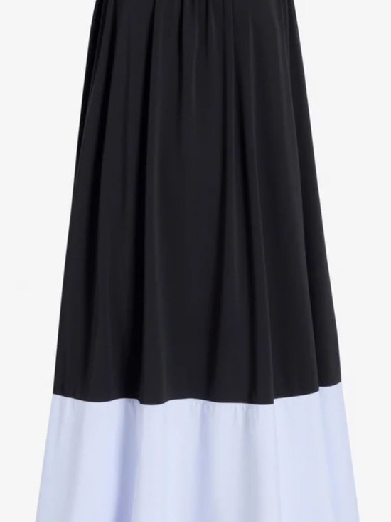 Proenza Schouler Dresses & Skirts - Proenza Schouler Black and Light Blue Colorblock Maxi Skirt